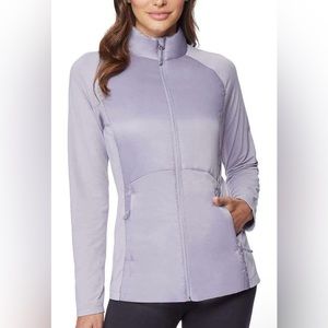 32 DEGREES Cool Womens Lightweight Short Soft Shell Jacket Purple Size S